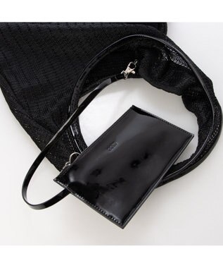 UNBILLION カカトゥ kakatoo / レースメッシュショルダーバッグ ブラック