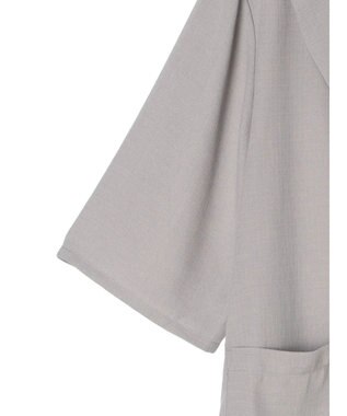 Green Parks 接触冷感　５分袖ジャケット Light Gray