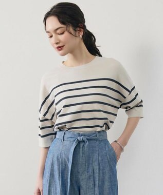 自由区 S クレープストレッチプルオーバー ニットⅡ