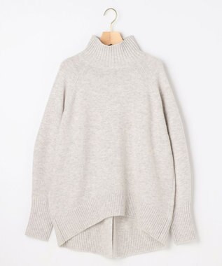 組曲 S ウールカシミヤミックス ロールネックニット ライトグレー系