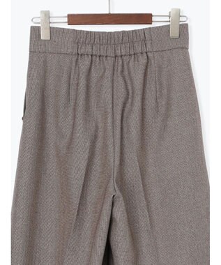Te chichi ツイーディーワイドクロップトパンツ ブラウン