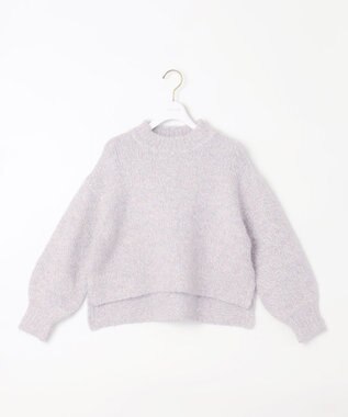 ANY SIS 【洗える】ファンシーヤーンラメ ニット ラベンダー