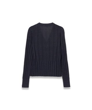 JOSEPH 【WEB&OUTLET限定・洗える】テクスチャードレーヨン　カーディガン Navy