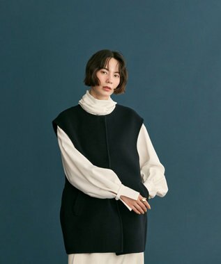 #Newans 【洗濯機可】ビックリボンパウダリーブラウス ホワイト