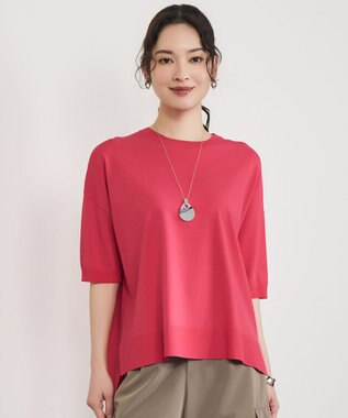 自由区 S クレープストレッチプルオーバー ニットⅡ