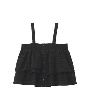 AMERICAN HOLIC シアーチェックビスチェ Black