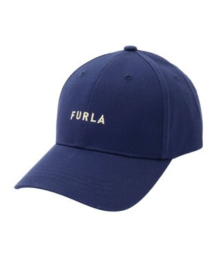 MOONBAT FURLA(フルラ) フロントロゴ刺繍キャップ UV ディープブルー