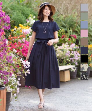 洗える 大人上品なフレンチフレア袖ワンピース Tiaclasse ファッション通販 公式通販 オンワード クローゼット