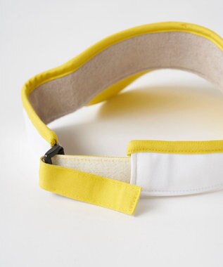 FILA GOLF／marie claire 【FILA GOLF】 総柄サンバイザー イエロー