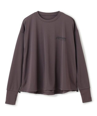 UNFILO ラッシュガード ドロストプルオーバー チャコール