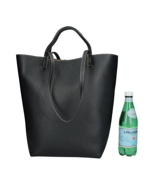 INTER-CHAUSSURES 【ANDREA CARDONE】シュリンクレザートート ブラック