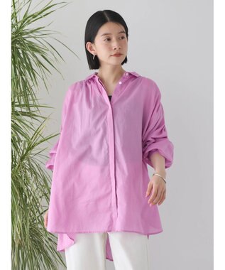 AMERICAN HOLIC カルゼギャザーシャツチュニック Pink