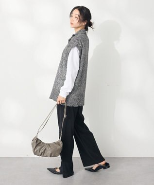 CRAFT STANDARD BOUTIQUE モールニットジップベスト Black