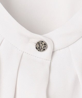 J.PRESS LADIES S バックサテンジョーゼット カットソー ライトグレー系