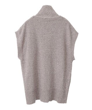 CRAFT STANDARD BOUTIQUE モールニットジップベスト Beige