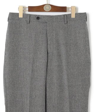 J.PRESS MEN 【定番 / セットアップ対応】マナードシルクホームスパン スラックス ライトグレー系