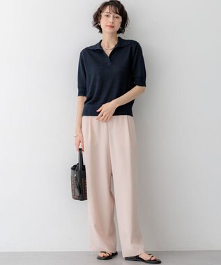 23区 【新色追加/見上愛さん着用】サムリング フラット サンダル ブラック系