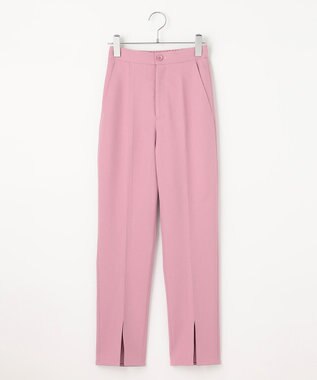 #Newans 【ANSWER for 神戸エレガンス】ウエスト調整可能　センタースリットパンツ ピンク系