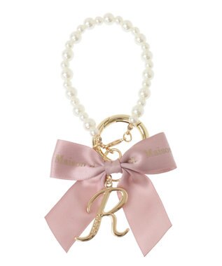 Maison de FLEUR イニシャルリボンパールチャーム R