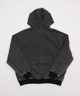 WEGO 【ユニセックス着用ITEM/MLサイズ展開】ワーカーズフードブルゾン ブラック