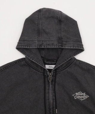 WEGO 【ユニセックス着用ITEM/MLサイズ展開】ワーカーズフードブルゾン ブラック