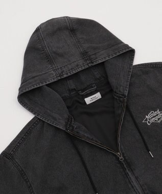 WEGO 【ユニセックス着用ITEM/MLサイズ展開】ワーカーズフードブルゾン ブラック