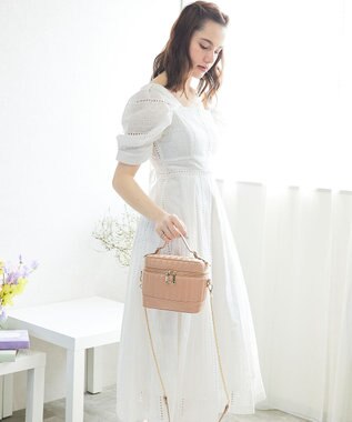 style code 【MERCURYDUO/マーキュリーデュオ】ストライプキルティング　バニティミニショルダーバッグ ピンク