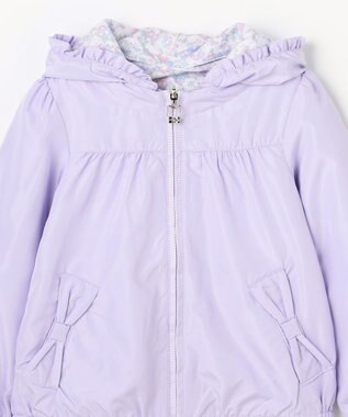 ANY KIDS 【フード取り外し/洗濯機可能】撥水加工リバーシブルゾン ラベンダー