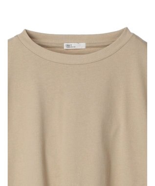 CRAFT STANDARD BOUTIQUE Ｌ／Ｒキャンバスドッキングカットプルオーバー Beige