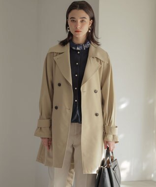 組曲 L リラクシング トレンチコート ベージュ系