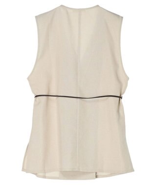 Green Parks 接触冷感　ベルト付きベスト Beige