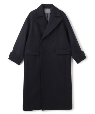 uncrave ライトメルトン ロングチェスターコート ネイビー