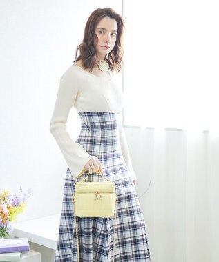 style code 【MERCURYDUO/マーキュリーデュオ】ストライプキルティング　バニティミニショルダーバッグ イエロー