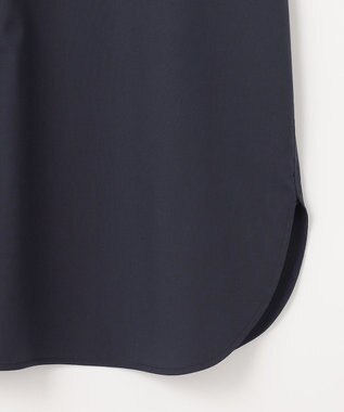 #Newans 【ANSWER for 骨格ストレート】バンドカラーシャツワンピース ネイビー系