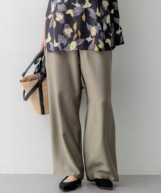 23区 【先行予約】ブライトカルゼ ワイド パンツ
