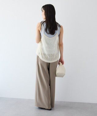 CRAFT STANDARD BOUTIQUE ノットヤーン透かしビスチェ Off White