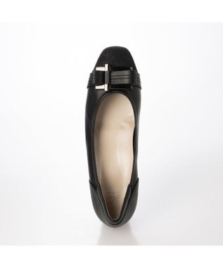 Riz raffinee <Riz raffinee>【3E】バックルリボンモチーフパンプス ブラック