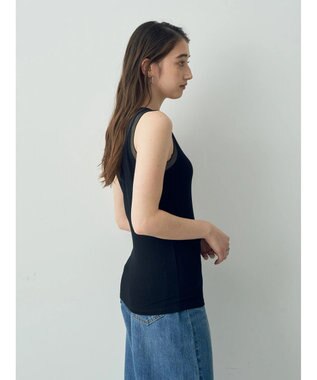 YECCA VECCA チュールＭＩＸリブインナー Black