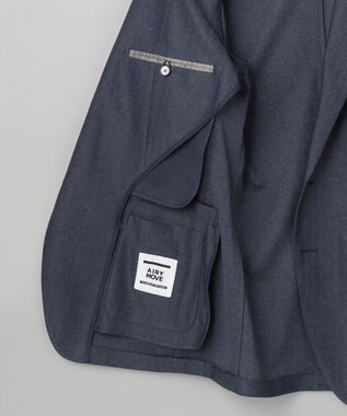 GOTAIRIKU セットアップ対応【カイテキ７機能】ドライジャージー ジャケット_ヘリンボーン柄(26年モデル) ネイビー×ヘリンボーン柄