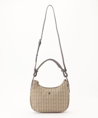 自由区 【撥水・2WAY】ナイロンノットワンショルダー バッグ ベージュ系1