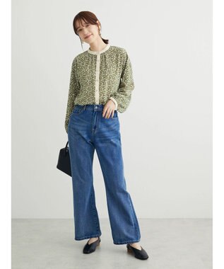 Green Parks ・ＥＬＥＮＣＡＲＥ　ＤＵＥコバナパイピングブラウス Khaki