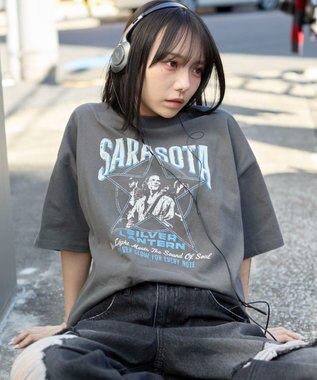 WEGO 【ユニセックス着用ITEM/SMLサイズ展開】ヴィンテージライクグラフィックT（SS） 柄2