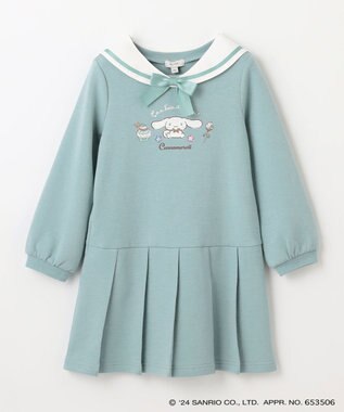 ANY KIDS 【any FAM×サンリオキャラクターズ】セーラーカラーワンピース ミント×シナモロール