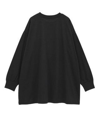 AMERICAN HOLIC コットンロング丈プルオーバー Black