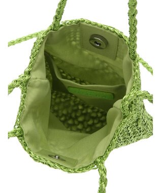 Green Parks ＯＴＯ．ＨＡ．　クロシェ編みショルダーバッグ Lime Green