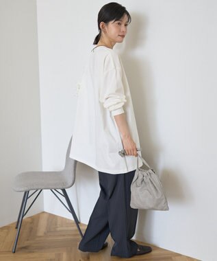 AMERICAN HOLIC コットンロング丈プルオーバー Off White