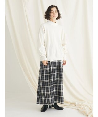 CRAFT STANDARD BOUTIQUE シェニールヤーンニットプルオーバー Ivory