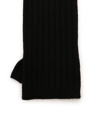 23区 【洗える】ピュアカシミヤ アームウォーマー ブラック系