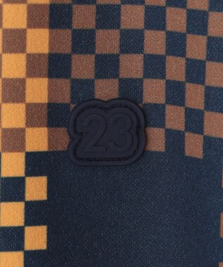 23区GOLF 【MEN/キングサイズ】【吸水速乾・UVケア】 チェック柄プリント 長袖シャツ イエロー系3