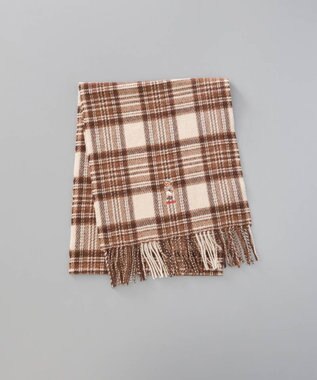 AURORA 【 POLO RALPH LAUREN（ポロ ラルフ ローレン） 】 Polo ベア チェック フリンジ ウール マフラー